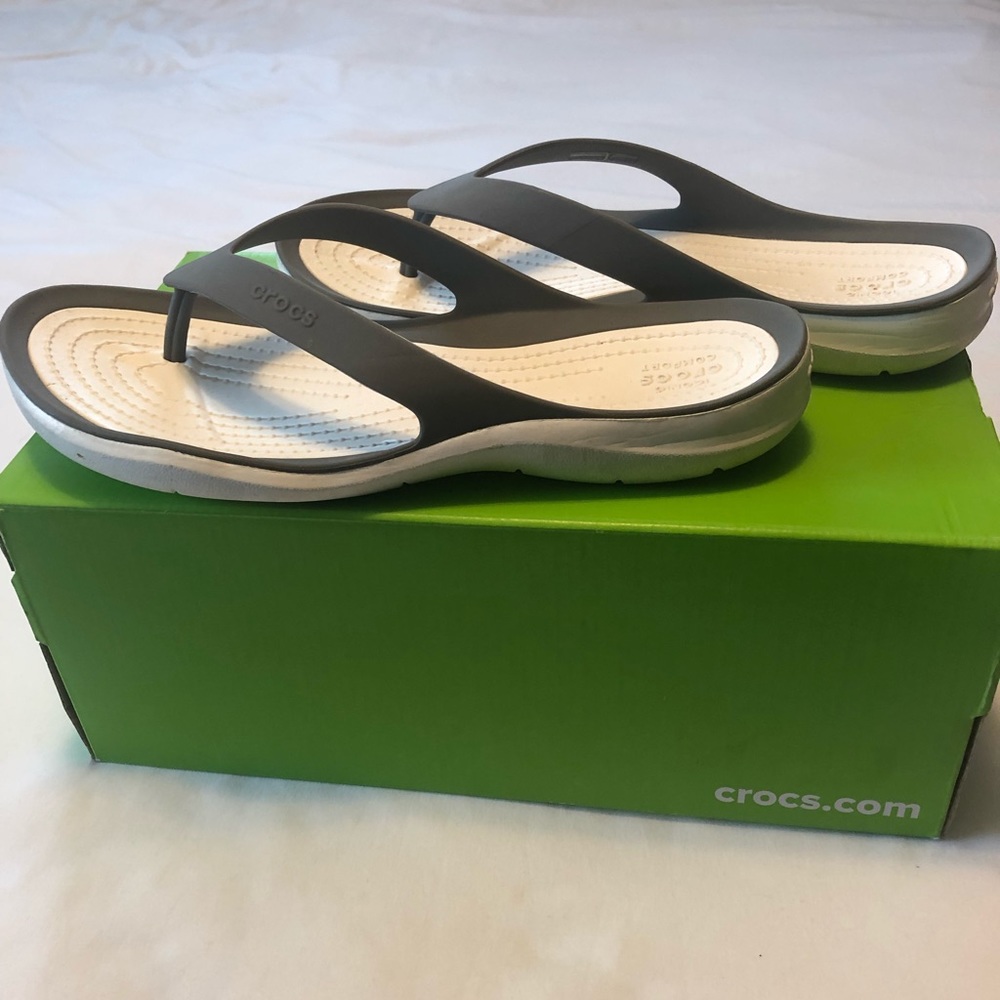 Like new CROCS flip flops